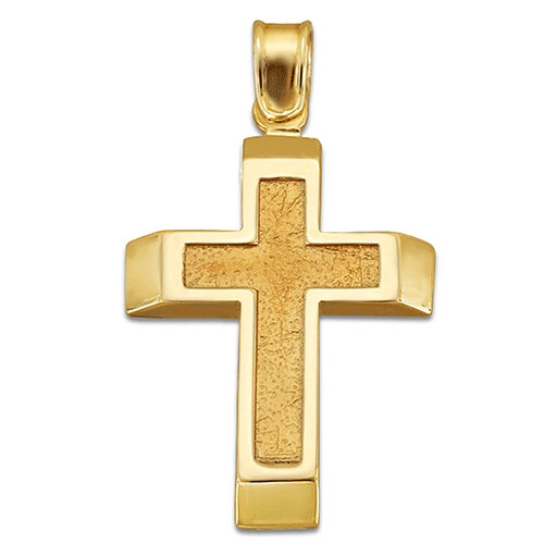 Χρυσός σταυρός 14κ ΣΤ1592Κ