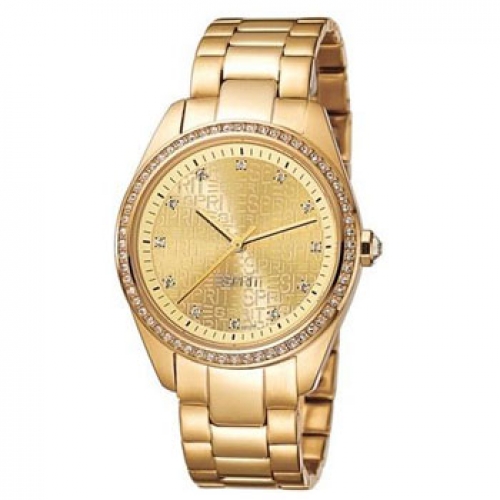 ESPRIT Γυναικείο Ρολόι Με Χρυσό Μπρασελέ es102722010