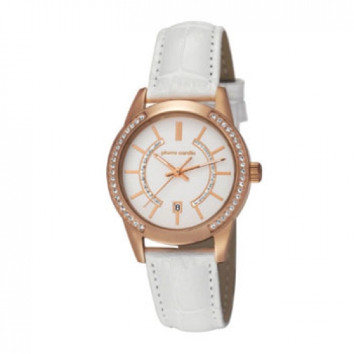 Pierre Cardin Γυναικείο Ρολόι Με Άσπρο Δερμάτινο Λουράκι pc106582f04