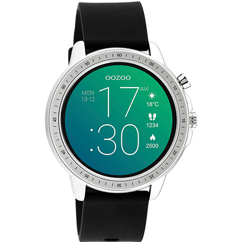 OOZOO Smartwatch Μαυρο Λουράκι Q00300