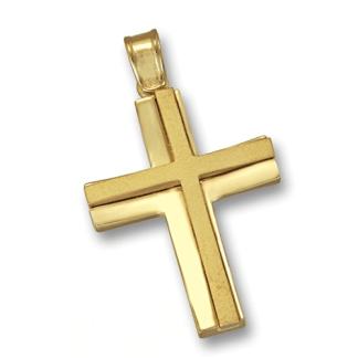 Χρυσός σταυρός 14κ ΣΤ1428Κ
